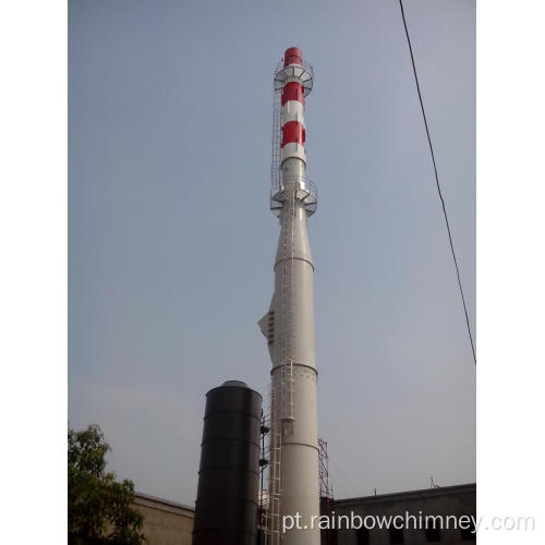 Chimney de aço que economiza espaço na terra